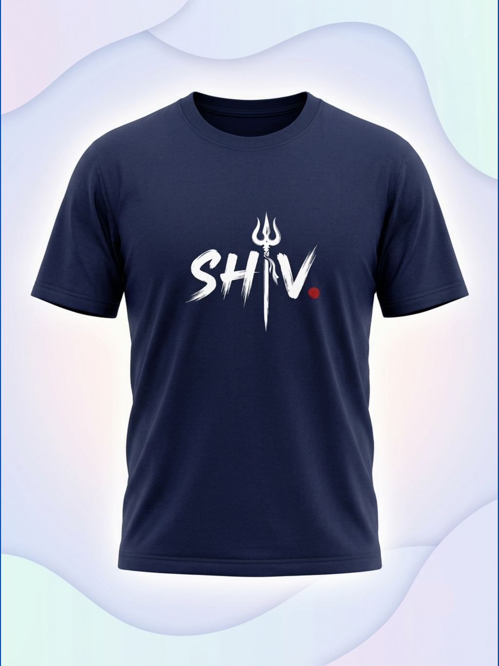 SHIV. Spiritual Graphic T-Shirt | Shiva Trishul Cotton Tee