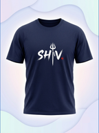 SHIV. Spiritual Graphic T-Shirt | Shiva Trishul Cotton Tee