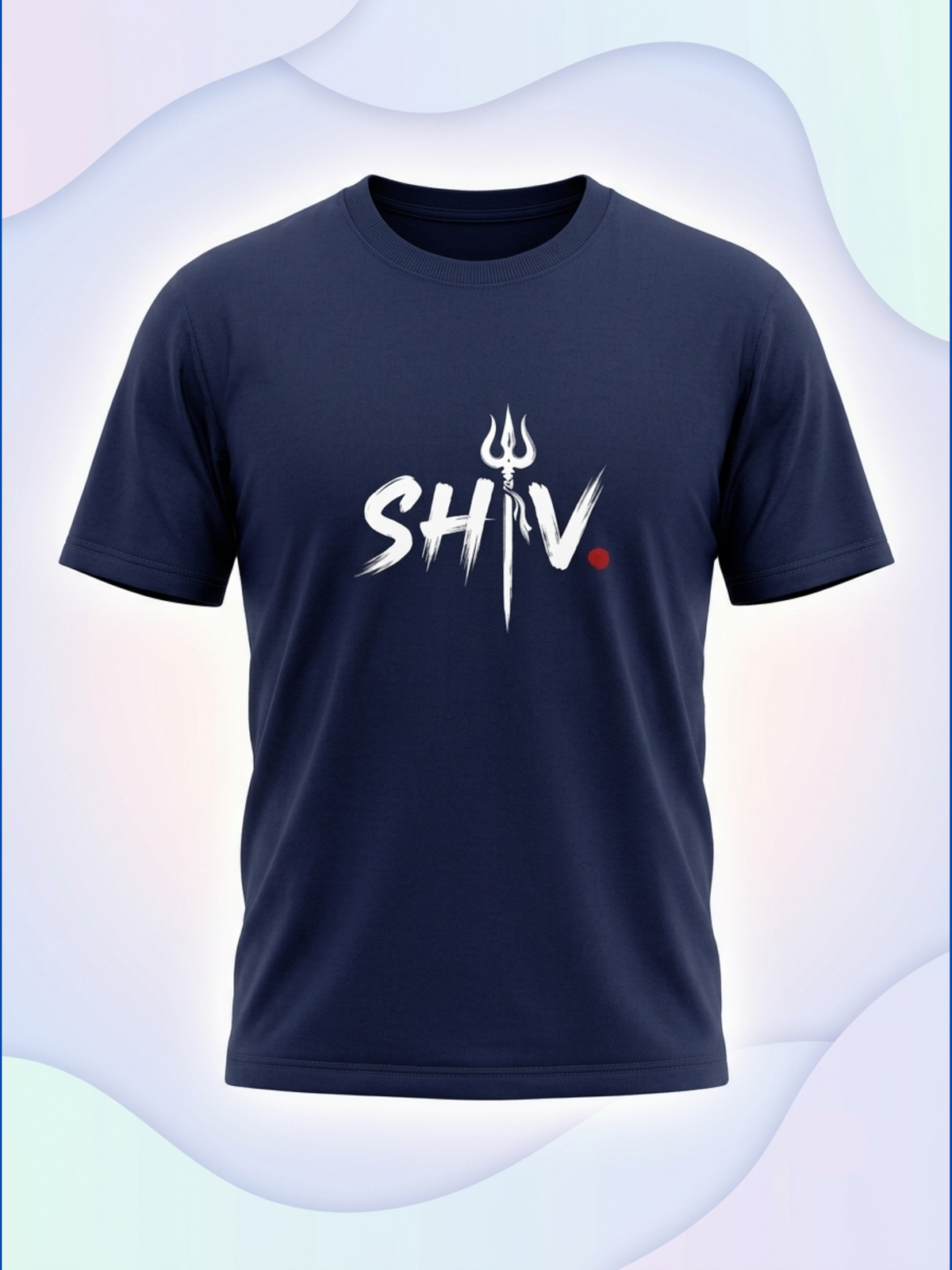 SHIV. Spiritual Graphic T-Shirt | Shiva Trishul Cotton Tee